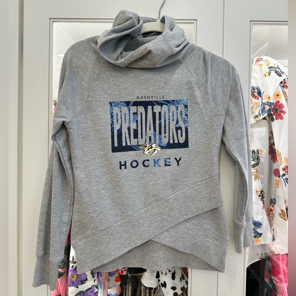 Official Smashville Nashville Predators Hockey Team Sweatshirt, Girls 10-12M